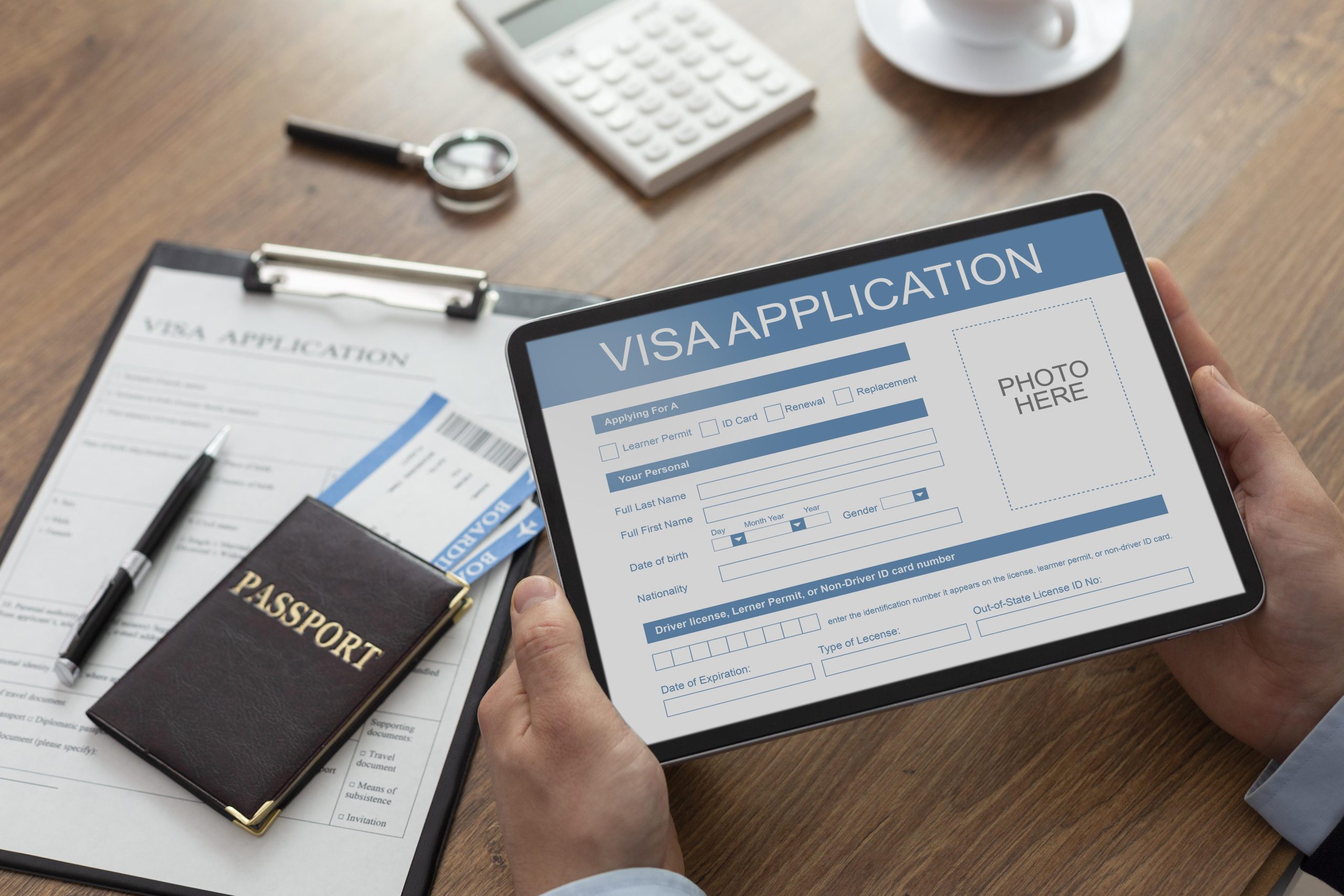 visa-application-form-tablet